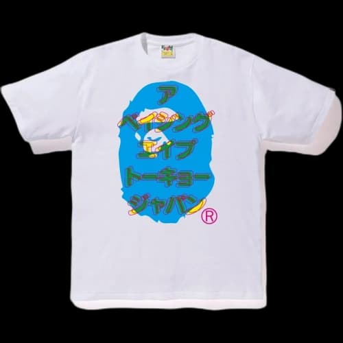BAPE Katakana Ape Head Tee White
