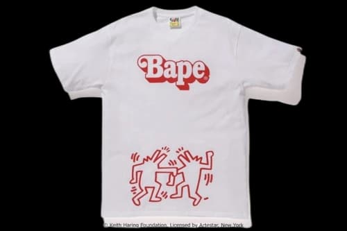 BAPE Keith Haring Tee 4 White