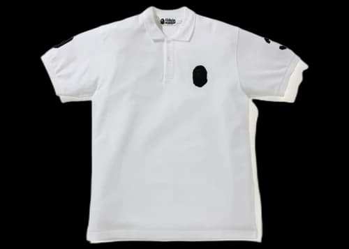 BAPE Large Ape Head Polo Polo White