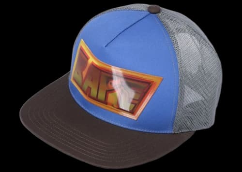 BAPE Lenticular Emblem Mesh Cap Blue