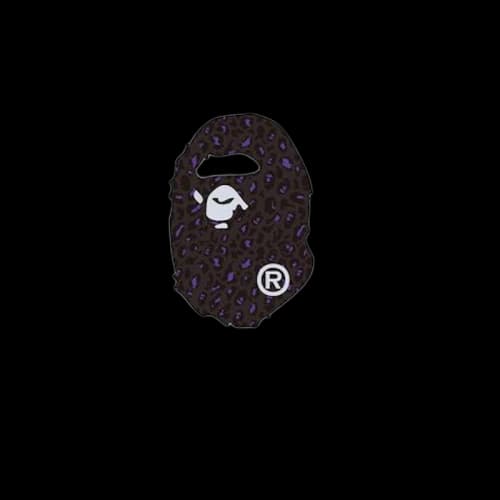 BAPE Leopard Big Ape Head Tee White/Black