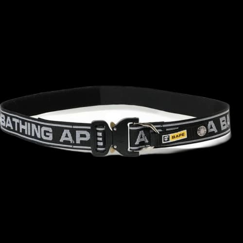 BAPE Logo Belt Black