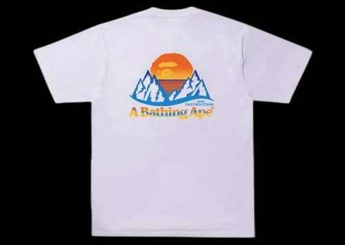BAPE Mountain Tee White