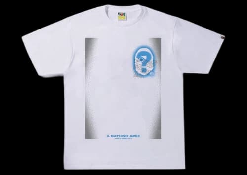 BAPE Multi Logo 3 Tee White