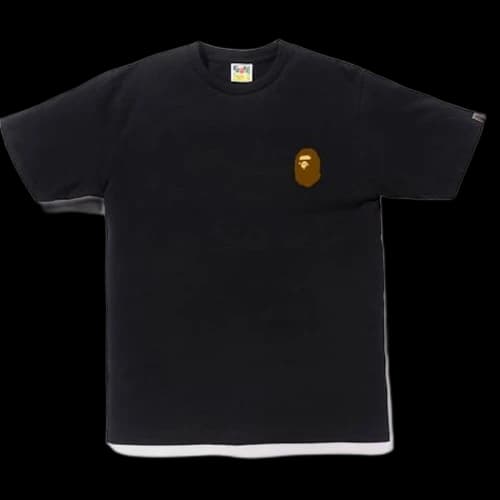 BAPE Multi Logo Tee Black
