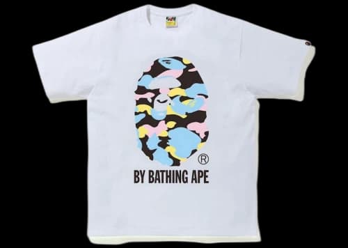 BAPE New Multi Camo By Bathing Ape Tee White