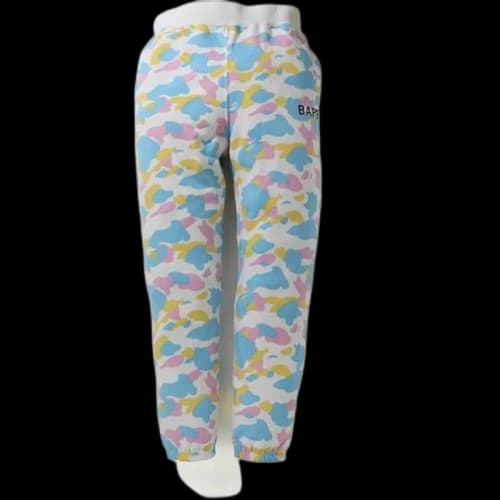 BAPE New Multi Camo Sweatpant White
