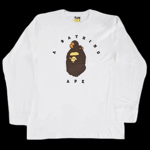 BAPE New Year 2021 Premium Milo Longsleeve White