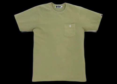 BAPE One Point Overdye Pocket Tee Beige