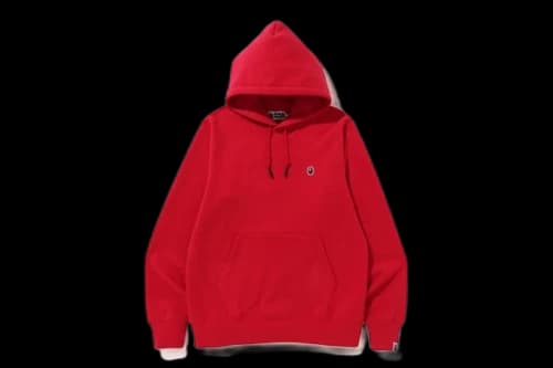 BAPE One Point Pullover Hoodie Red