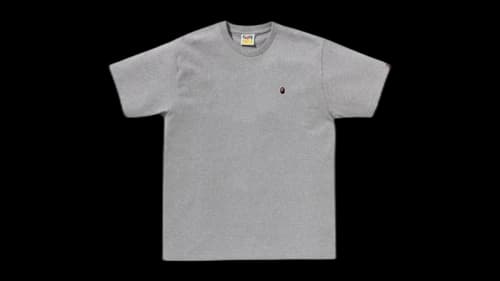 BAPE One Point Tee Grey