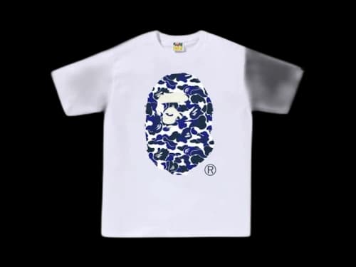 BAPE Online Exclusive Big Ape Head Bapec Tee White