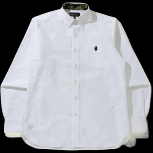 BAPE Oxford BD Shirt White