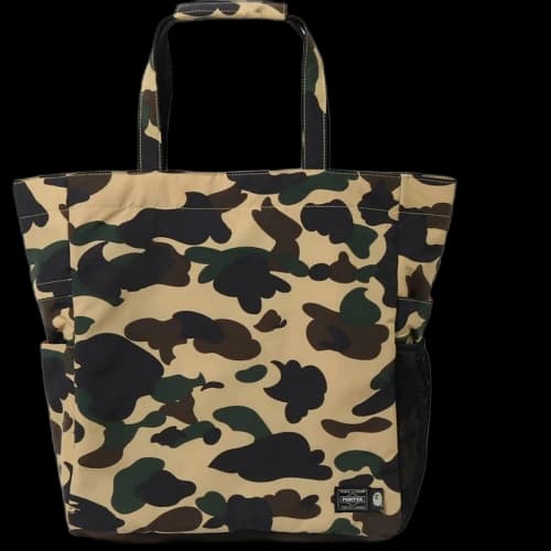 BAPE Porter 1st Camo Tote Bag (SS19) Yellow