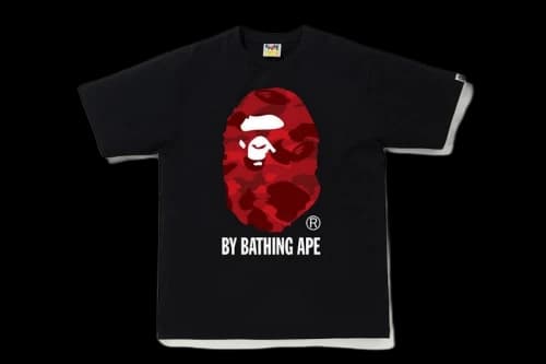 BAPE Reflector Color Camo By Bathing Tee Black/Red