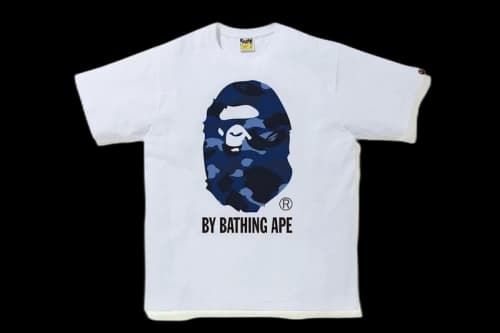 BAPE Reflector Color Camo By Bathing Tee White/Blue