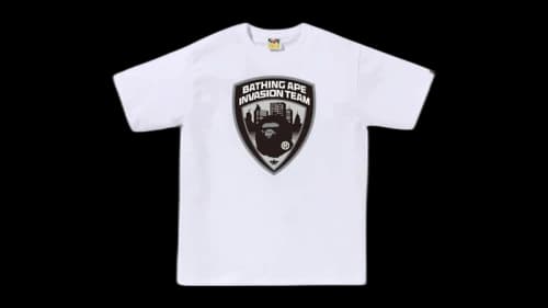BAPE Security Emblem Tee (SS26) White