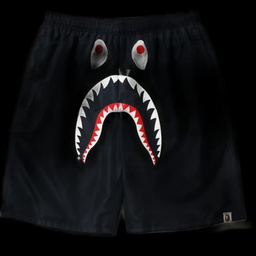 BAPE Shark Beach Shorts Navy