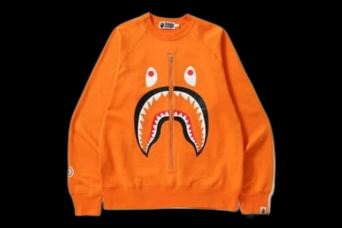 BAPE Shark Crewneck Orange