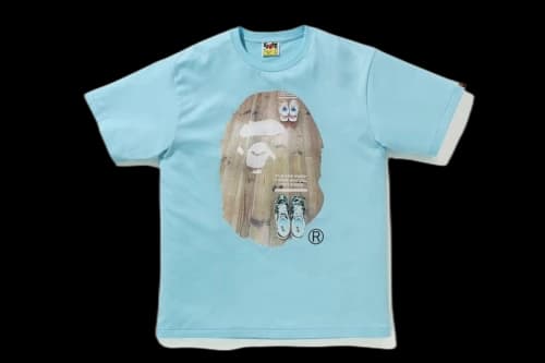 BAPE Social Distance Big Ape Head Tee Saxe