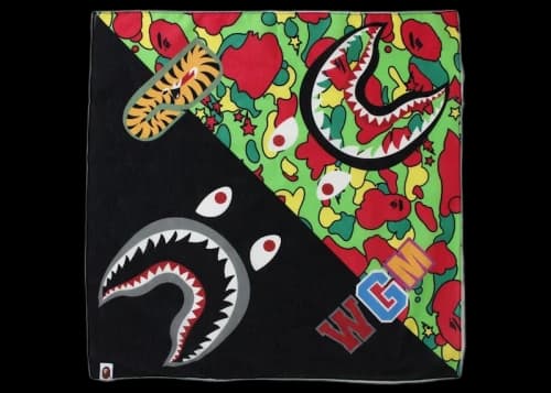 BAPE Sta Camo Shark Bandana Multi