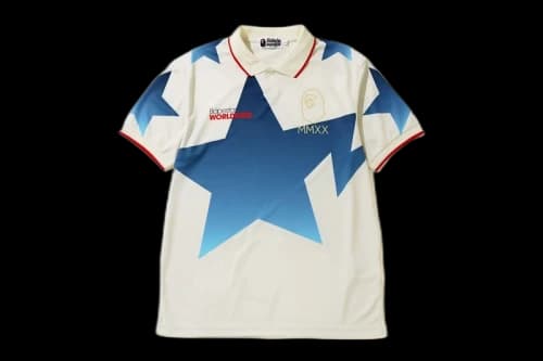 BAPE Sta Jersey Polo White