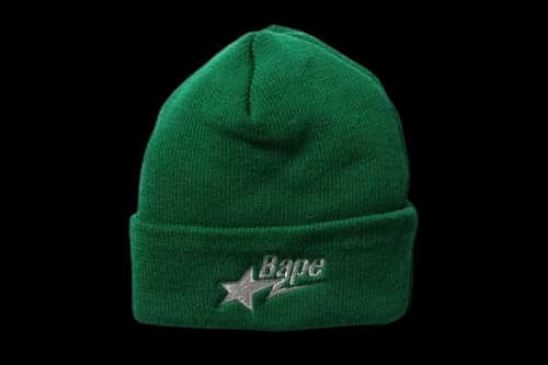 BAPE Sta Knit Cap Green