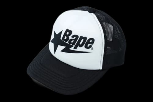 BAPE Sta Mesh Cap Black