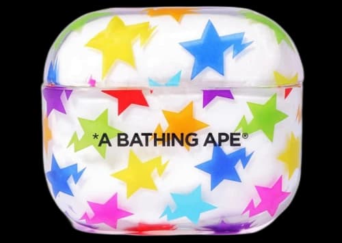BAPE Sta Pattern Airpods Clear Case Multi