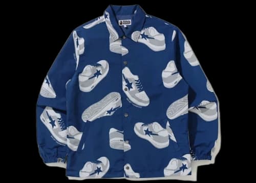 BAPE Sta Random Coach Jacket Navy