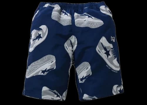 BAPE Sta Random Track Shorts Navy