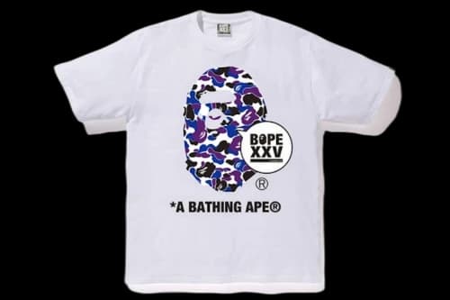 BAPE Store Hong Kong XXV Ape Head Tee White