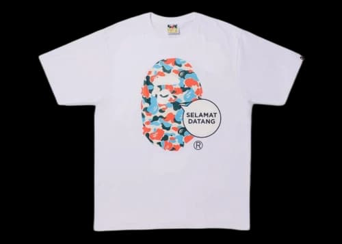 BAPE Store Indonesia Exclusive Ape Head Tee White
