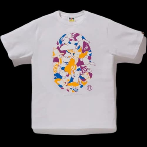 BAPE Store LA Medicom Bear Tee White