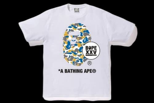 BAPE Store Maebashi XXV Ape Head Tee White