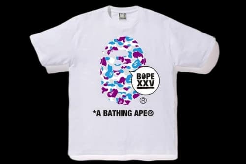 BAPE Store Yokohama XXV Ape Head Tee White