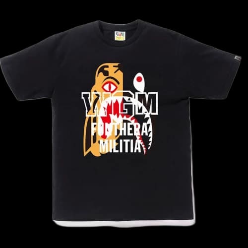 BAPE Tiger Shark Tee FW18 Black