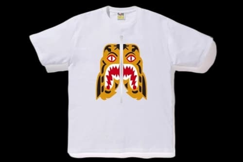 BAPE Tiger Tee White