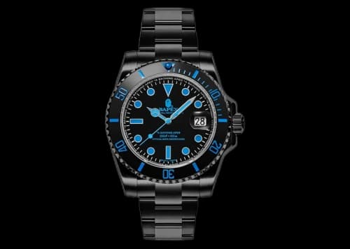 BAPE Type 1 BAPEX Watch Black/Blue