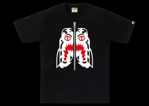 BAPE White Tiger Tee Black