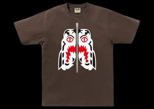 BAPE White Tiger Tee Brown