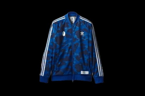 BAPE x adidas adicolor Track Top Blue