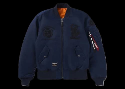 BAPE x Alpha Industries MA-1 Jacket Navy