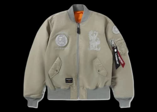 BAPE x Alpha Industries MA-1 Jacket Olivedrab