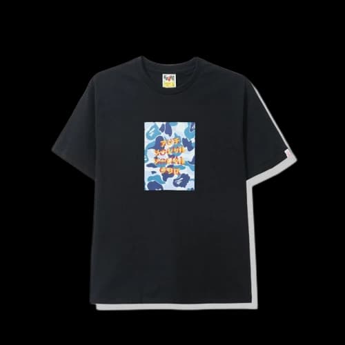 BAPE x Anti Social Social Club ABC Camo Box Tee Black/Blue