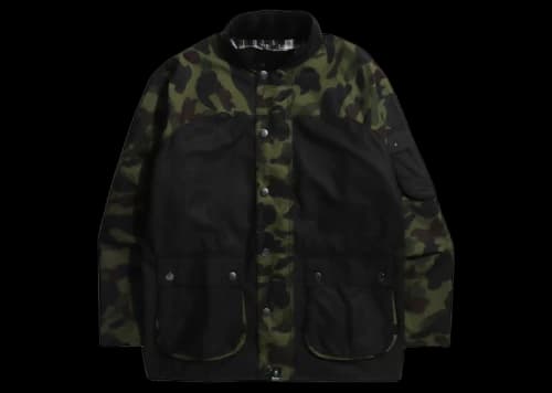 BAPE x Barbour 1st Camo International Rain Jacket Green