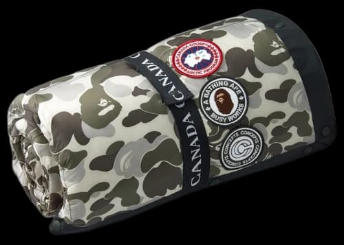 BAPE x Canada Goose x Concepts ABC Camo Down Blanket Gray