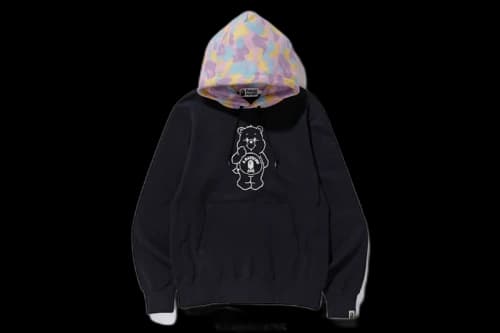 BAPE x Care Bears Oversized Camo Hood Pullover (Ladies) Black