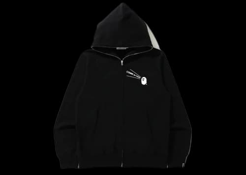 BAPE X CDG Osaka Full Zip Hoodie Black