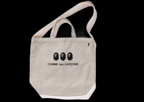 BAPE x CDG Osaka Tote Bag Beige